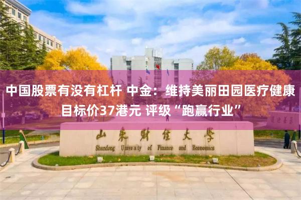 中国股票有没有杠杆 中金：维持美丽田园医疗健康目标价37港元 评级“跑赢行业”