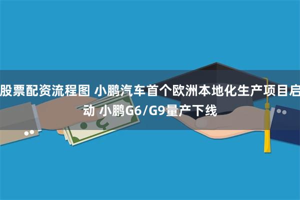 股票配资流程图 小鹏汽车首个欧洲本地化生产项目启动 小鹏G6/G9量产下线