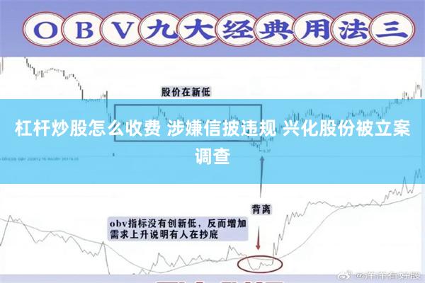 杠杆炒股怎么收费 涉嫌信披违规 兴化股份被立案调查