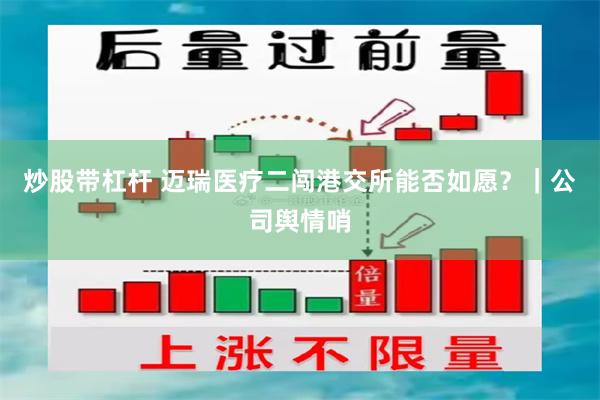 炒股带杠杆 迈瑞医疗二闯港交所能否如愿？｜公司舆情哨