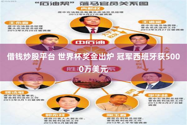 借钱炒股平台 世界杯奖金出炉 冠军西班牙获5000万美元