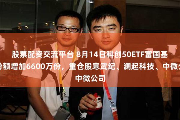 股票配资交流平台 8月14日科创50ETF富国基金份额增加6600万份，重仓股寒武纪、澜起科技、中微公司